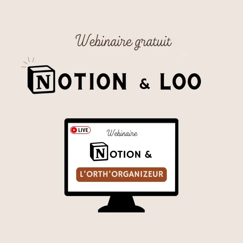 Rejoins le webinaire gratuit de présentation de LOO (L'Orth'Organizeur), le second cerveau des orthos.
