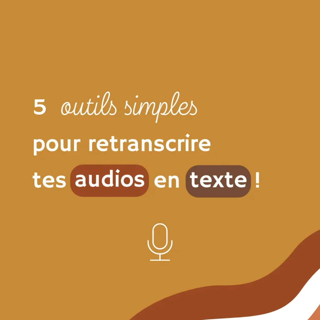 5 outils de dictée vocale pour retranscrire tes audios en texte !