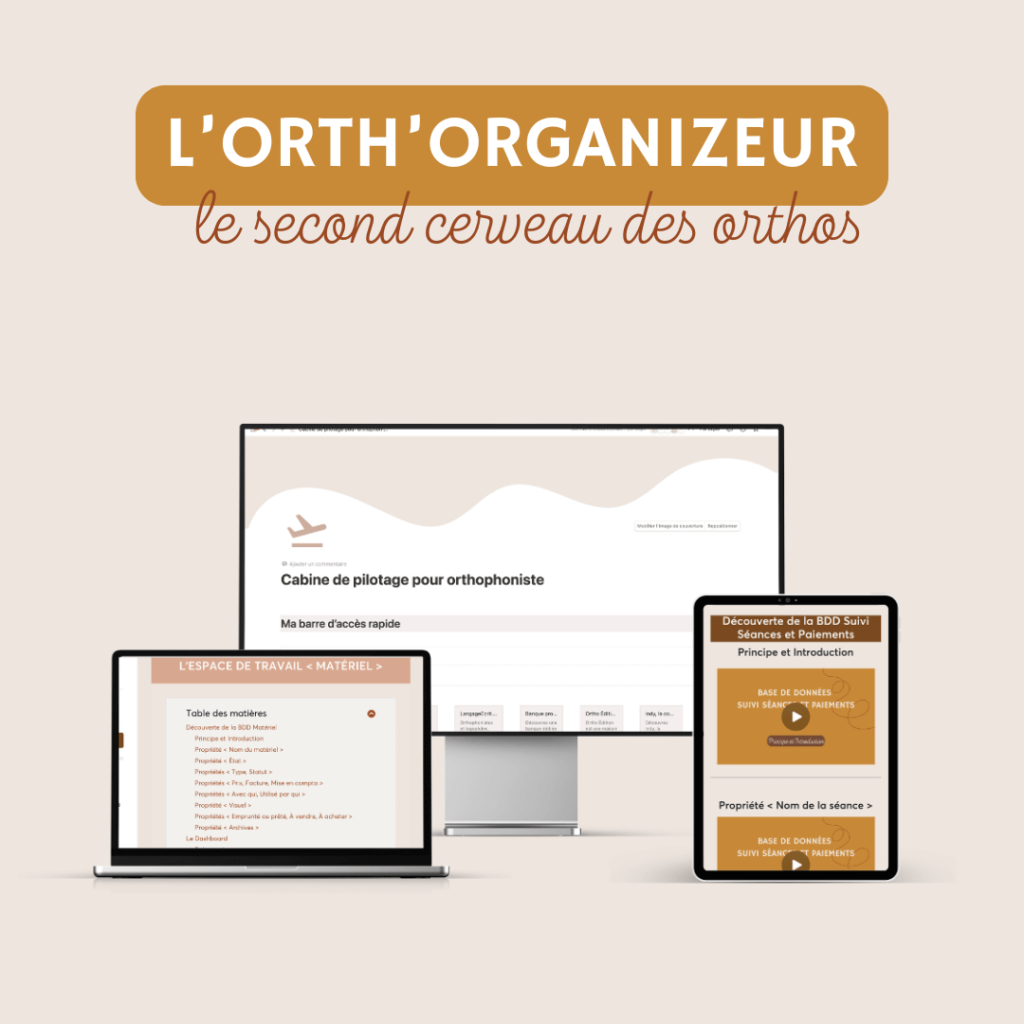 L'Orth'Organizeur (LOO), le second cerveau des orthos by Extra Ortho
