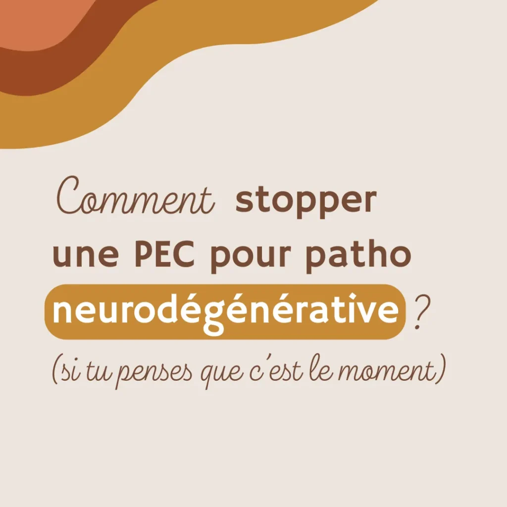Tu te demandes quand arrêter un suivi ortho en pathologie neurodégénérative ? Voici quelques pistes pour t’aider à y voir clair.
